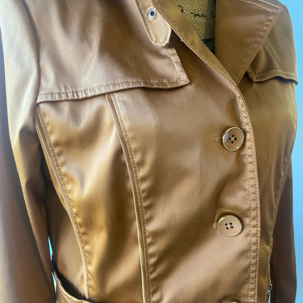 White House Black Market Brown Utility Jacket - Picture 3 of 13